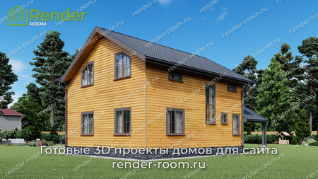 Проект  Площадь: 124,88, Размер: 8х9