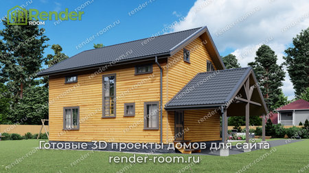 Проект  Площадь: 124,88, Размер: 8х9