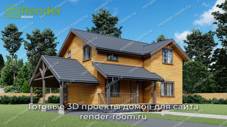 Проект  Площадь: 124,88, Размер: 8х9