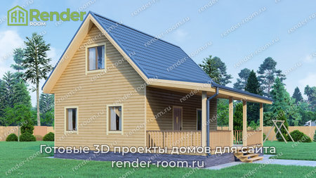 Проект  Площадь: 75, Размер: 6х8