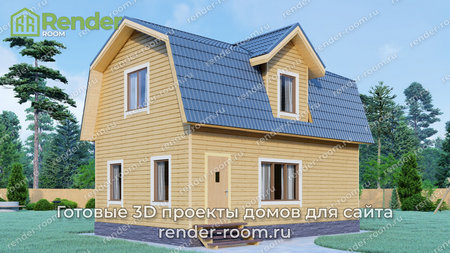 Проект  Площадь: 83, Размер: 6х9