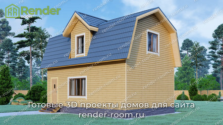 Проект  Площадь: 83, Размер: 6х9