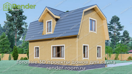 Проект  Площадь: 83, Размер: 6х9