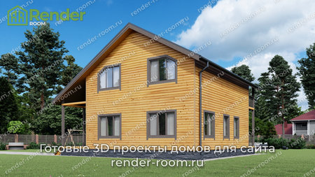 Проект  Площадь: 127, Размер: 8х9