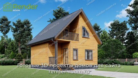 Проект П-90 Площадь: 74,28, Размер: 7х8