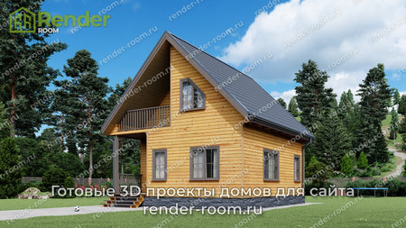 Проект П-90 Площадь: 74,28, Размер: 7х8