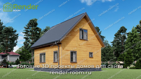 Проект П-90 Площадь: 74,28, Размер: 7х8