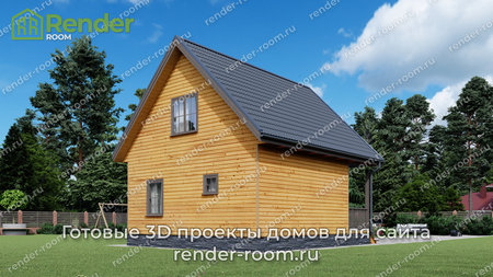 Проект П-90 Площадь: 74,28, Размер: 7х8