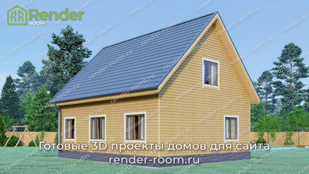 Проект П-907 Площадь: 125, Размер: 8х10