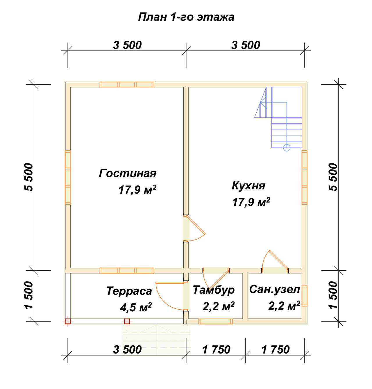 П-908 План первого этажа П-908 План первого этажа