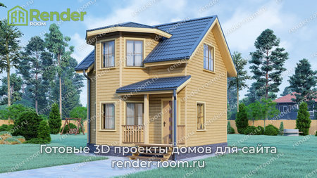 Проект  Площадь: 59,88, Размер: 6х6