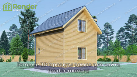 Проект  Площадь: 59,88, Размер: 6х6