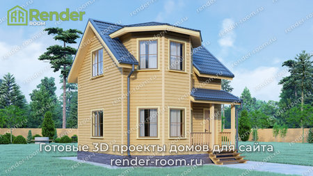 Проект  Площадь: 59,88, Размер: 6х6