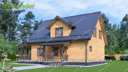 Проект  Площадь: 129, Размер: 8х10