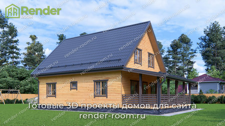 Проект  Площадь: 129, Размер: 8х10