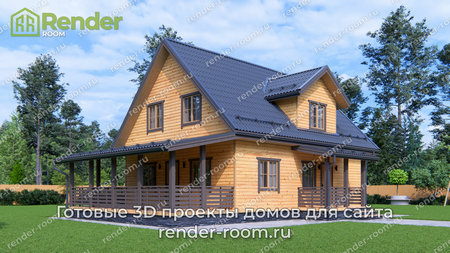 Проект  Площадь: 129, Размер: 8х10