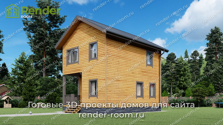 Проект П-924 Площадь: 72, Размер: 6х8