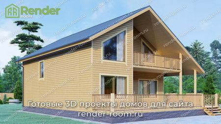 Проект  Площадь: 158, Размер: 9х12