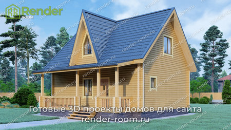 Проект  Площадь: 105, Размер: 8х9