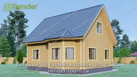 Проект  Площадь: 105, Размер: 8х9