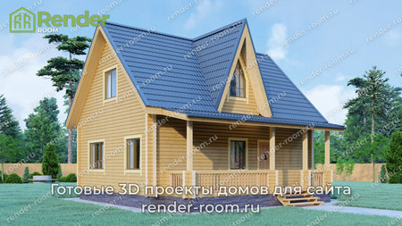 Проект  Площадь: 105, Размер: 8х9