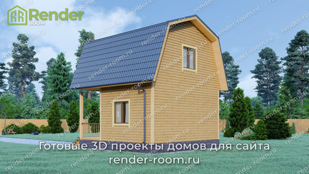 Проект  Площадь: 36,7, Размер: 6х6