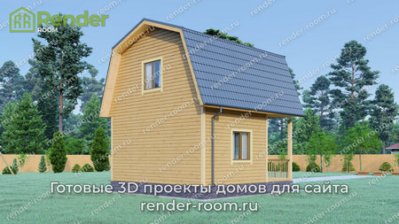 Проект  Площадь: 36,7, Размер: 6х6