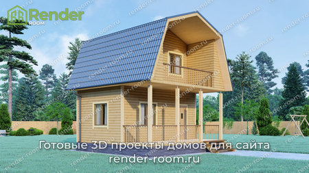 Проект  Площадь: 36,7, Размер: 6х6