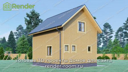 Проект  Площадь: 72, Размер: 6х8