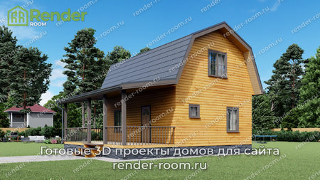 Проект  Площадь: 73,65, Размер: 6х8