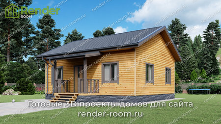 Проект  Площадь: 61, Размер: 8х9