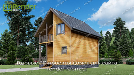 Проект  Площадь: 62, Размер: 6х8