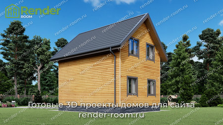 Проект  Площадь: 62, Размер: 6х8