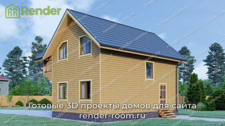 Проект  Площадь: 87, Размер: 6х9