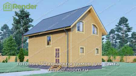 Проект  Площадь: 87, Размер: 6х9