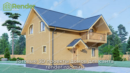 Проект  Площадь: 87, Размер: 6х9