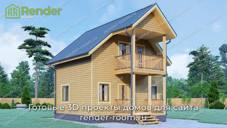 Проект  Площадь: 71, Размер: 6х7