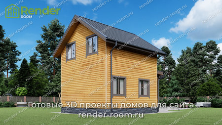 Проект  Площадь: 65, Размер: 6х9