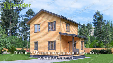 Проект  Площадь: 61, Размер: 6х8