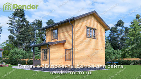 Проект  Площадь: 61, Размер: 6х8