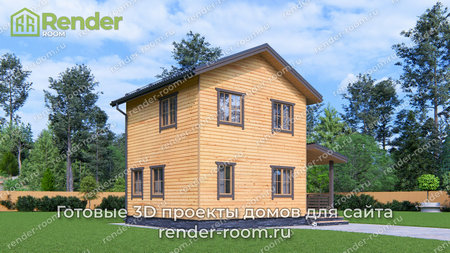 Проект  Площадь: 61, Размер: 6х8