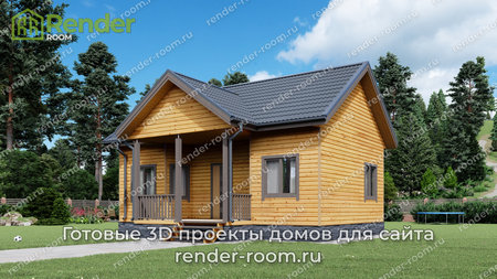 Проект  Площадь: 43,38, Размер: 6х9