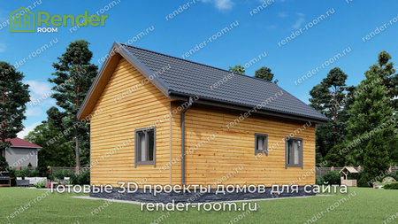 Проект  Площадь: 43,38, Размер: 6х9