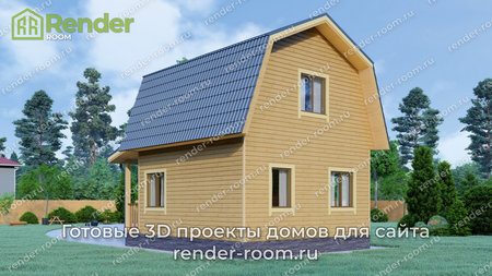 Проект  Площадь: 52, Размер: 6х6