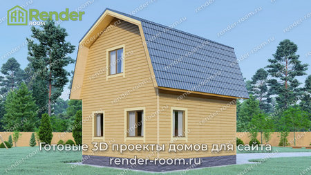 Проект  Площадь: 52, Размер: 6х6