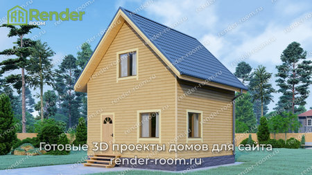 Проект  Площадь: 59, Размер: 6х6