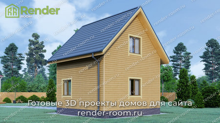 Проект  Площадь: 59, Размер: 6х6