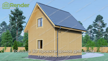 Проект  Площадь: 59, Размер: 6х6