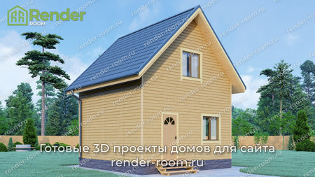 Проект  Площадь: 59, Размер: 6х6