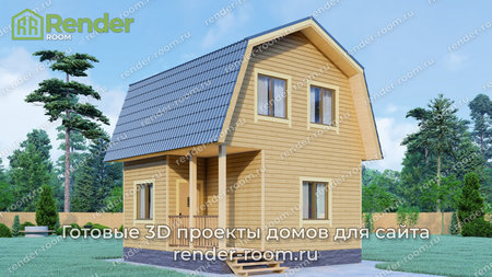 Проект  Площадь: 47, Размер: 6х6